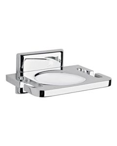 Portavaso Clásico cromo — Helvex