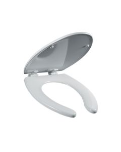 Asiento Alargado Blanco Bisagras Ajustables 1550TTT