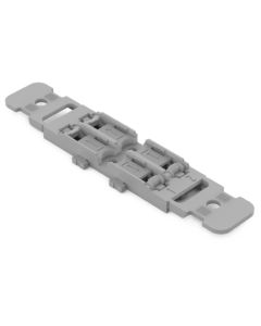 Adaptador de Fijación WAGO 221-2502 con Placa Antitirón para 2 Conectores en Línea