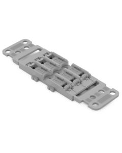 Adaptador de Fijación WAGO 221-2503 con Placa Antitirón para 3 Conectores en Línea
