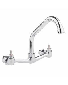 Mezcladora Clásica de empotrar a pared cromo 8"