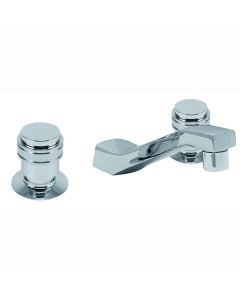 Mezcladora para lavabo cromo 12"