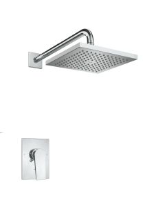Juego de Maneral y Regadera T/Lluvia 7.9" Cromo