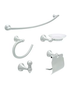 Juego de accesorios Clasica para baño acero inoxidable