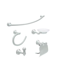 Juego de accesorios Clasica para baño acero inoxidable