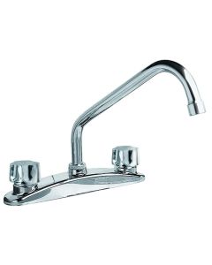 Mezcladora Clásica para fregadero cromo 8"