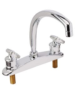 Mezcladora para cocina cromo 8"
