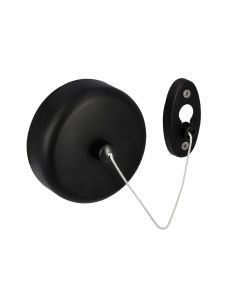 Tendedero Retráctil para Baño Acabado Negro Mate Urrea