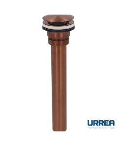 Contra de Acero Inoxidable Tipo Push sin Rebosadero Bronce Urrea