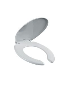 Asiento Redondo Blanco Bisagras Fijas 55AR