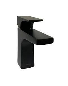 Monomando P/Lavabo Push Button Negro Mate