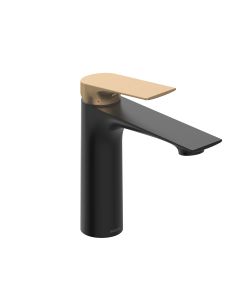 Diletta Mezcladora Monomando para Lavabo Negro Mate Oro Bronce Moen