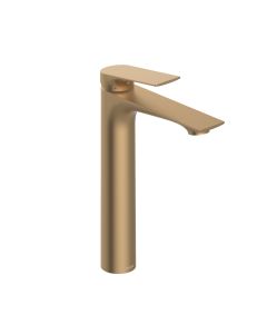 Diletta Mezcladora Monomando Alto para Ovalin Oro Bronce Moen
