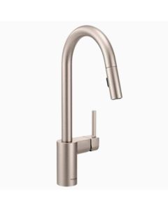 Monomando Mezcladora para Fregadero Align con Rociador Extra Alto Acero Inoxidable Spot