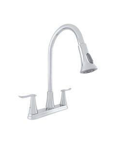 Mezcladora para Cocina con Nariz Retráctil Acabado Cromo Urrea