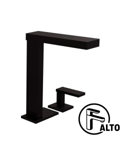 Monomando Scala para lavabo ébano negro