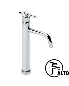 Monomando Nuva alto para lavabo cromo