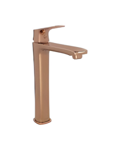 Monomando alto para lavabo Cassia Rose Gold