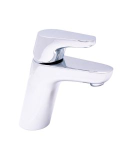 Monomando Hatia corto para lavabo cromo