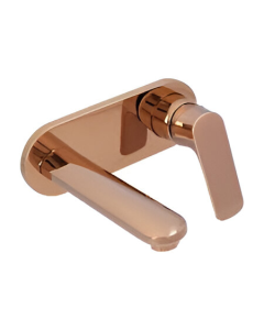 Monomando a muro para lavabo Cassia Rose Gold