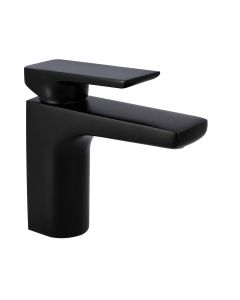 Monomando Corto para Lavabo Quadro 2 Acabado Negro Mate Urrea