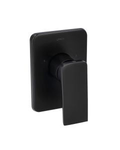 Monomando Sencillo para Regadera o Tina Quadro 2 Acabado Negro Mate Urrea