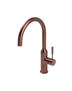Monomando para Cocina Inox Sencillo Acabado Bronce Urrea 