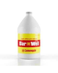 Aditivo Dar Well para Concreto y Mortero 1 Galón Cemenquin