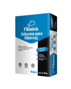 Adhesivo para alberca blanco 20 kilos