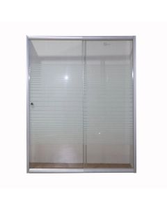 Cancel de Cristal Lourdes Ajustable 100 a 120 x 185 cm Allapsa