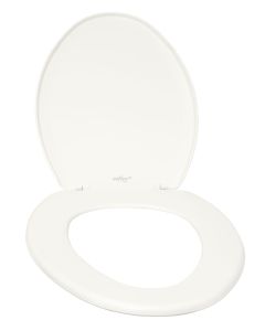Asiento para Sanitario Alargado Frente Cerrado Línea Clásica 47 cm Coflex