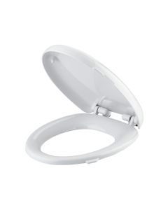 Asiento para Sanitario Versatile Alargado Cierre Lento Blanco Corona