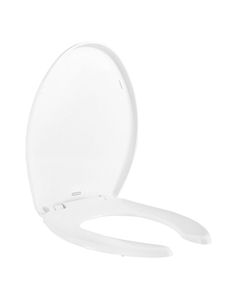 Asiento para WC Alargado con Tapa de Cierre Lento Blanco Helvex