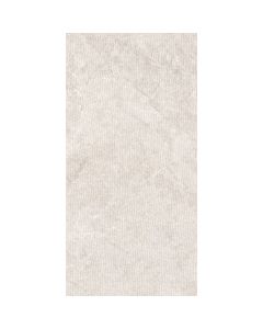 Azulejo Alpes Hueso 60 x 120 cm Rigato Rectificado