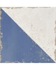 Azulejo Cabanyal 20 x 20 cm Azul Satinado Dune Cocemex - CAJA con 0.68 m²