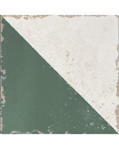 Azulejo Cabanyal 20 x 20 cm Verde Satinado Dune Cocemex - CAJA con 0.68 m²