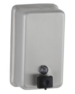Dispensador Manual de Jabón Líquido 1.2 L Acabado Acero Inoxidable Satinado Bobrick