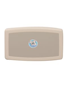 Cambiador de Pañales de Plástico Beige Horizontal Bobrick