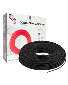 Cable THHN Calibre 10 AWG 100 m Negro IUSA