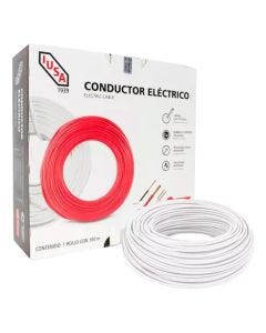 Cable THW Calibre 14 AWG 100 m Blanco IUSA