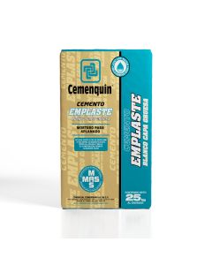 Cemento Emplaste Blanco Capa Gruesa 25 kg Cemenquin