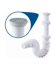 Céspol Flexible sin Bote con Rejilla de Acero Inoxidable Urrea