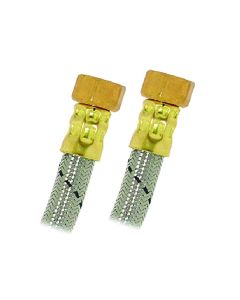 Manguera flexible para boiler acero inoxidable 3/4" x 3/4" — 60 cm Mod. AB-B60