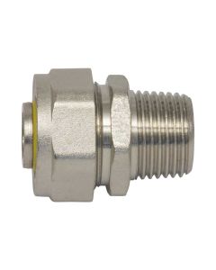 Adaptador PE-AL-PE macho 1/2" x 1/2" MNPT