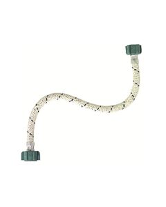 Manguera Flexible para Agua Vinilo Blanco 1/2" X 1/2" 55 cm