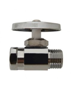 Llave de Control para Agua Cromo Recta