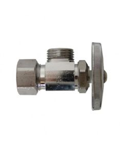 Llave de Control para Agua Cromo Angular