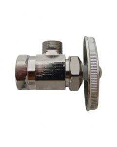 Llave de Control para Agua Cromo Angular