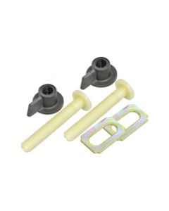 Tornillos de Plástico para Asiento de Sanitario Blanco 2 1/2"
