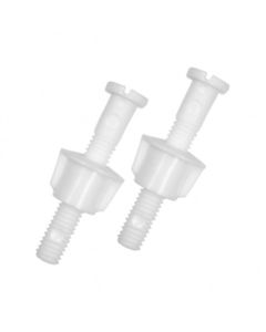 Tornillos de Plástico para Asiento de Sanitario Blanco